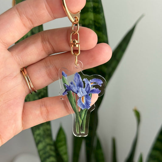 Iris Keychain