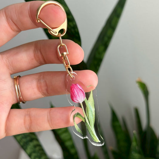 Tulip Keychain