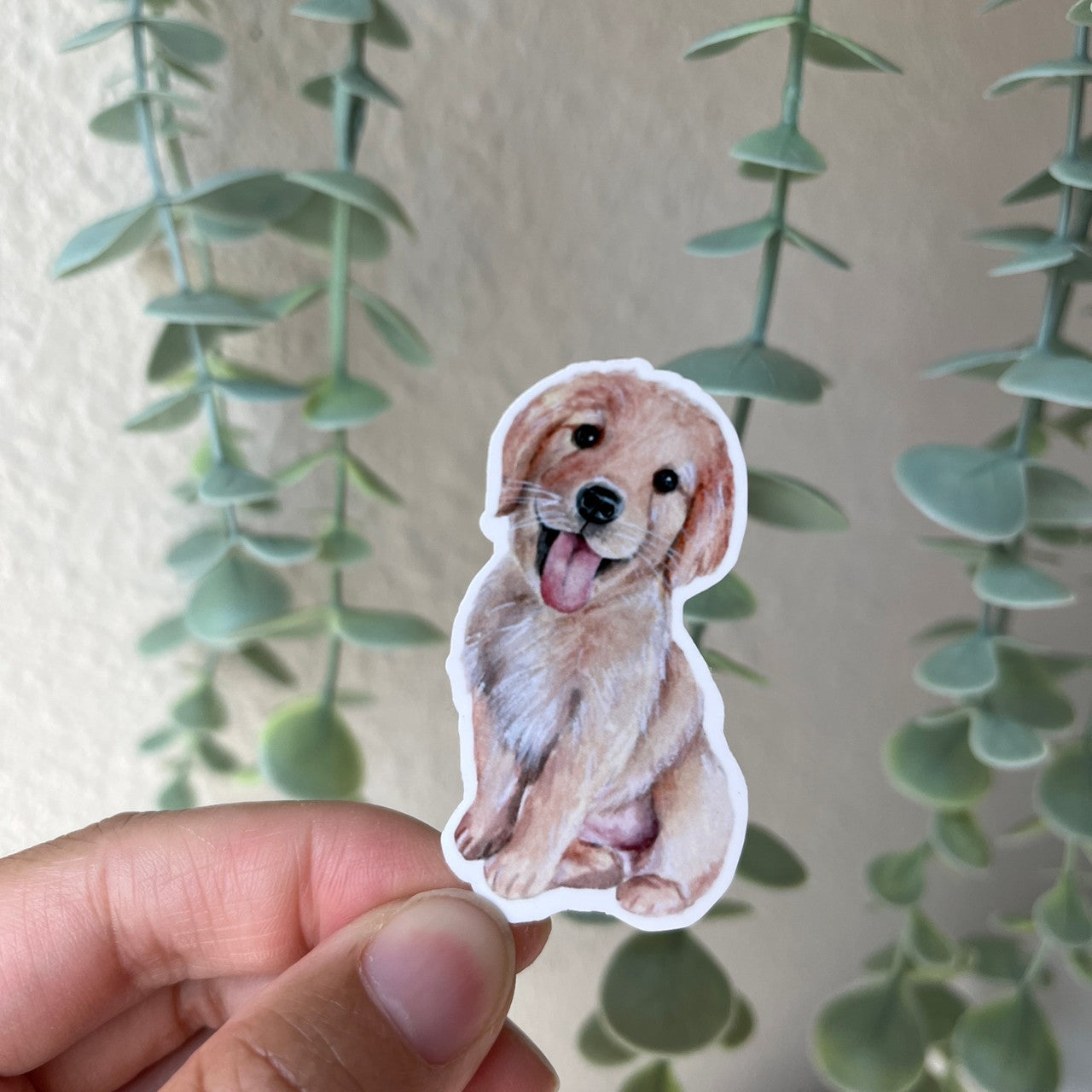 Labrador Puppy Dog Vinyl Sticker