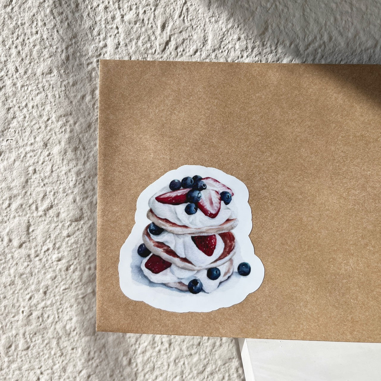 Blueberry Strawberry Pancake Vinyl Sticker