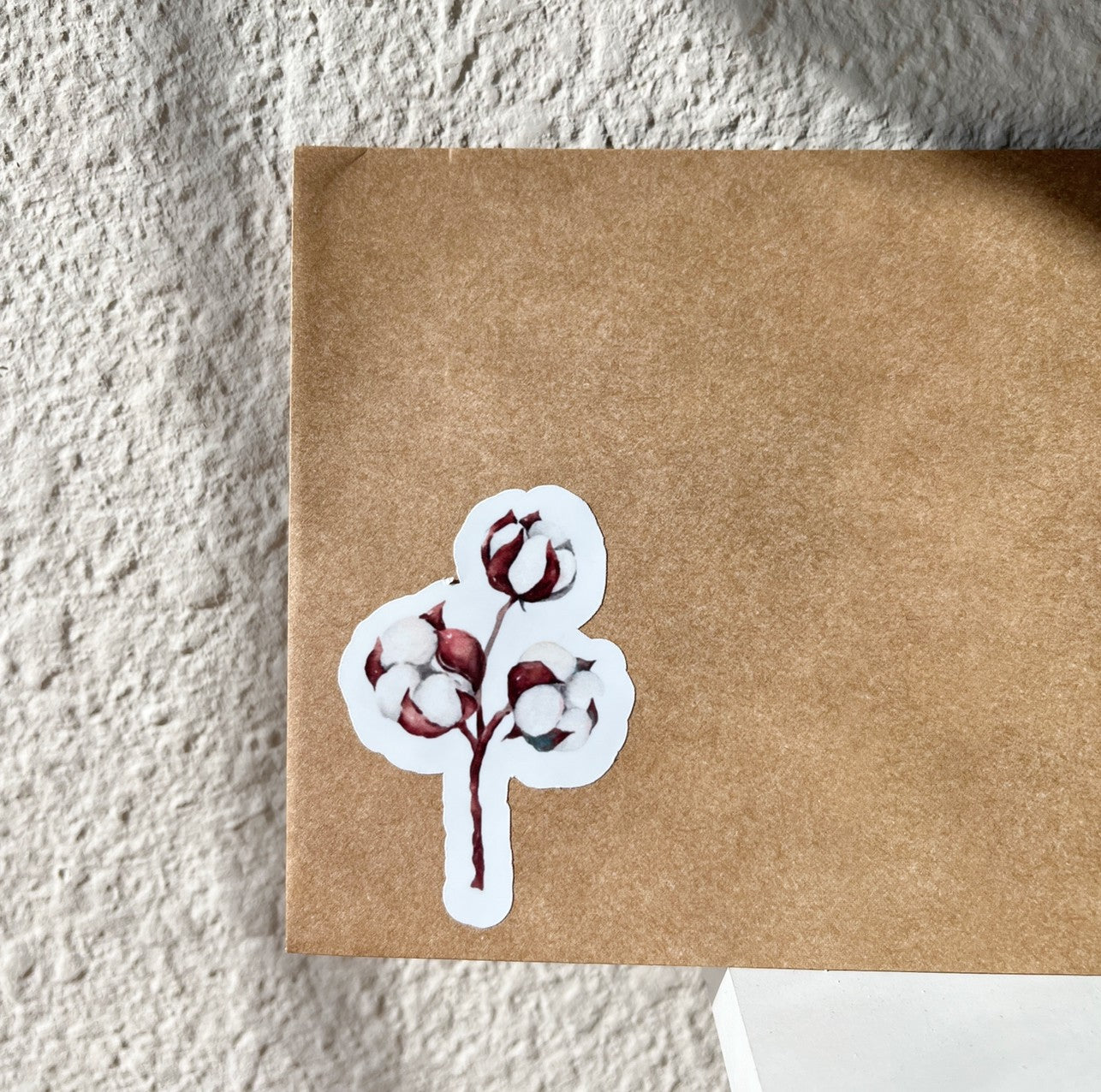 Cotton Flowers Vinyl Sticker