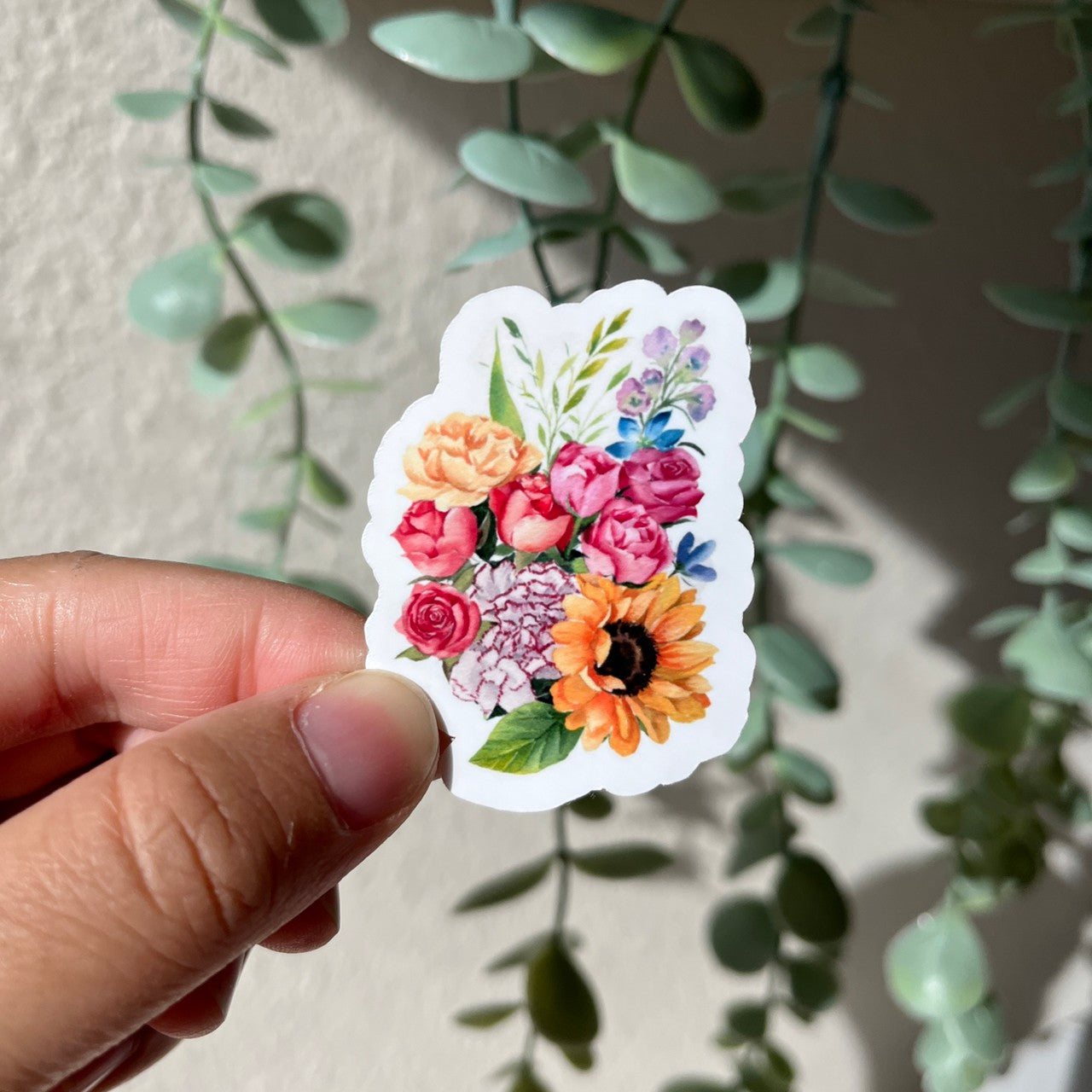 Flower Bouquet 1 Vinyl Sticker