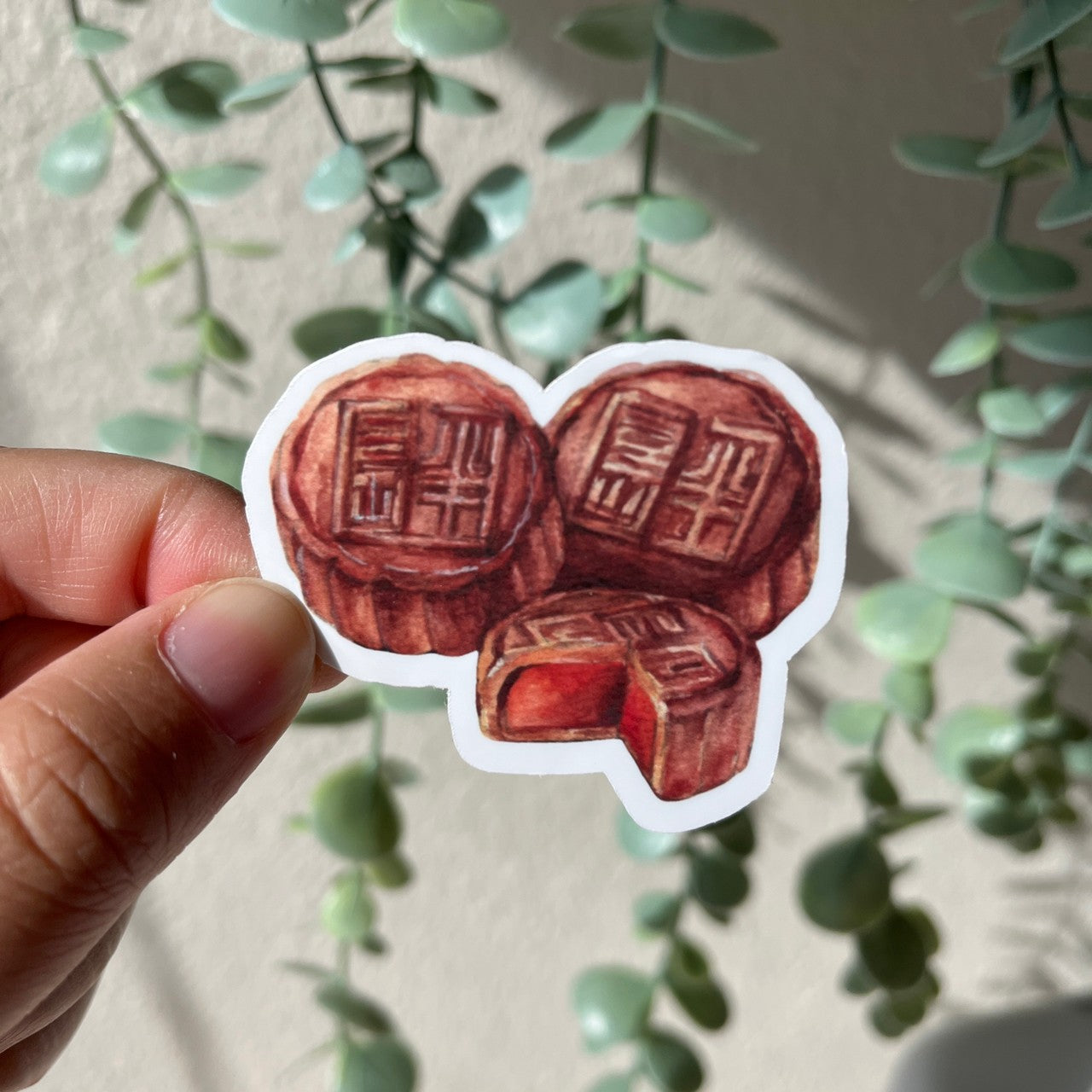 Mooncake Vinyl Sticker