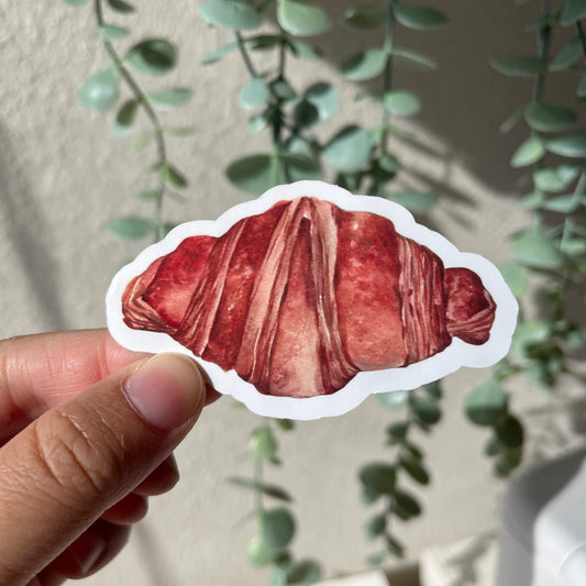 Croissant Vinyl Sticker