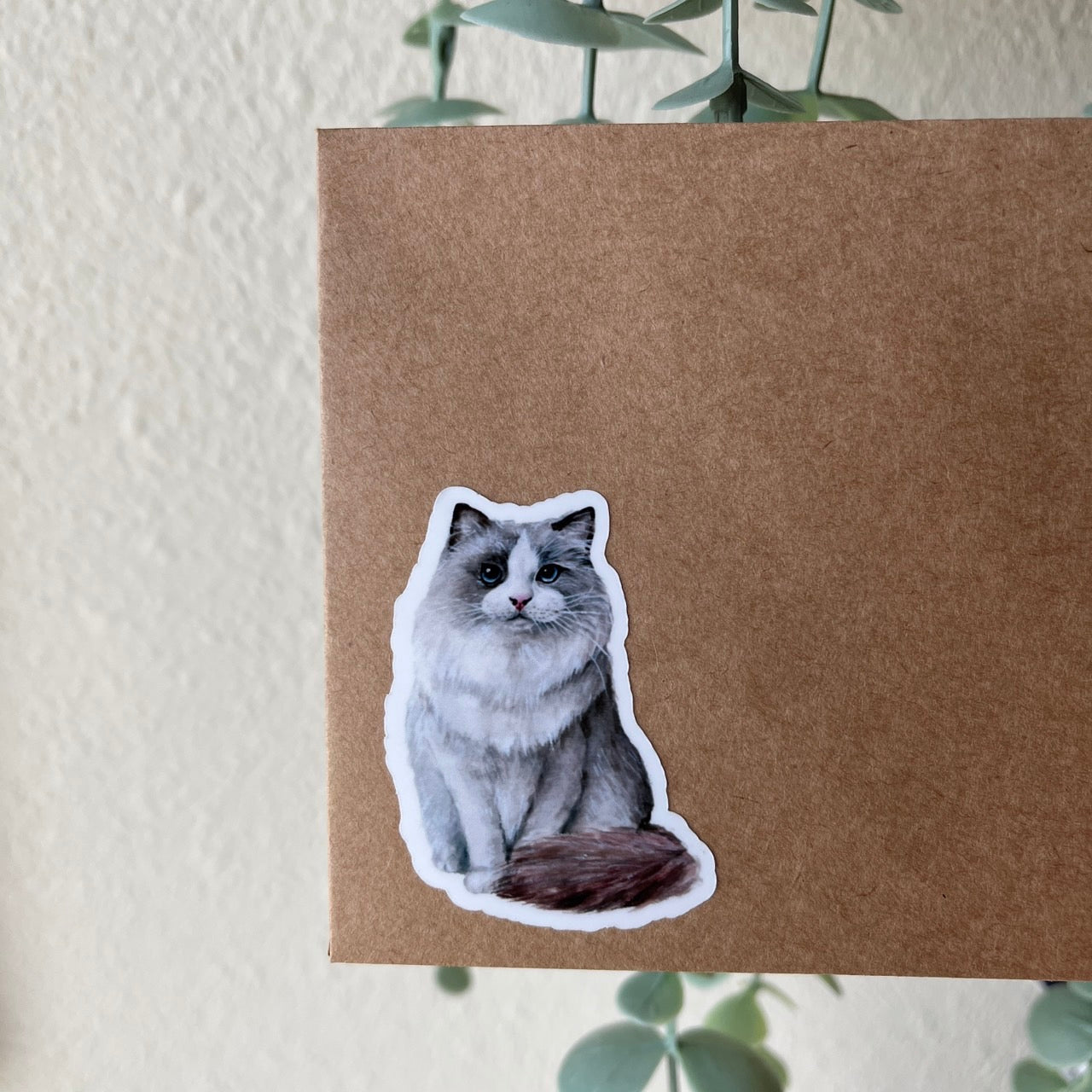 Ragdoll Cat Vinyl Sticker