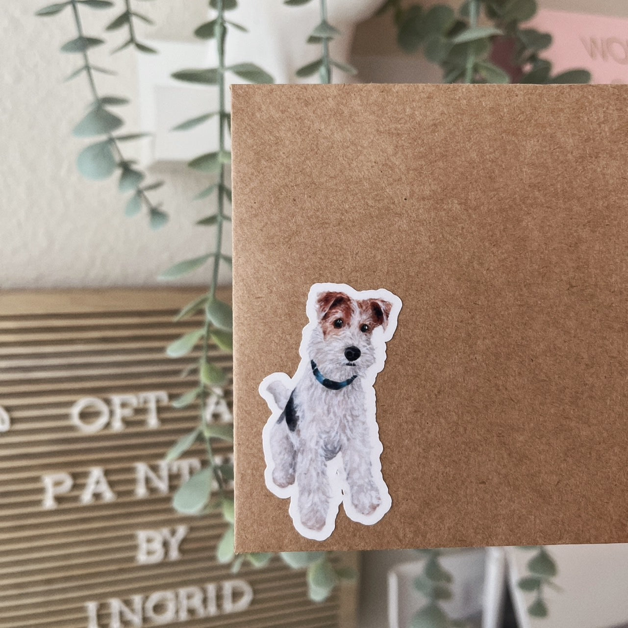 Wire Fox Terrier Dog Vinyl Sticker