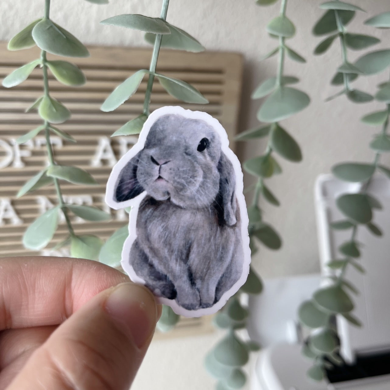 Rabbit Bunny Vinyl Sticker