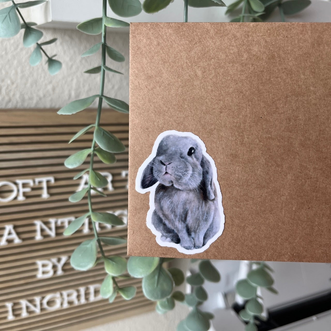 Rabbit Bunny Vinyl Sticker