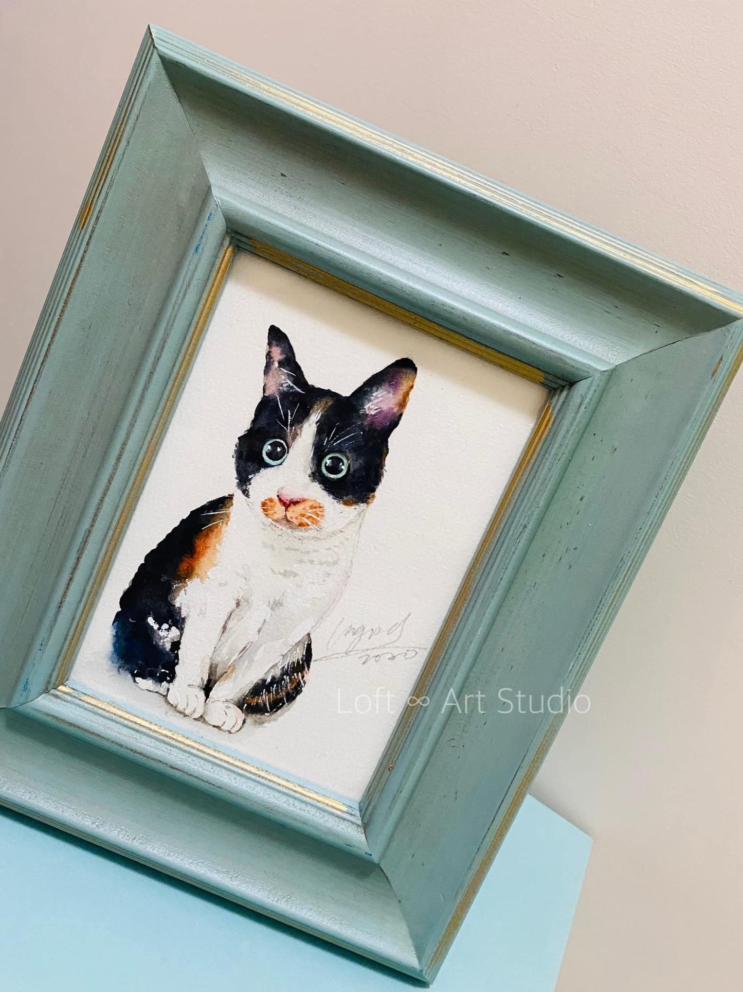 Custom Cat Pet Portrait