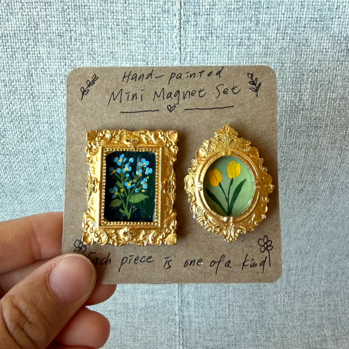 Daisy Tulip Magnet Set
