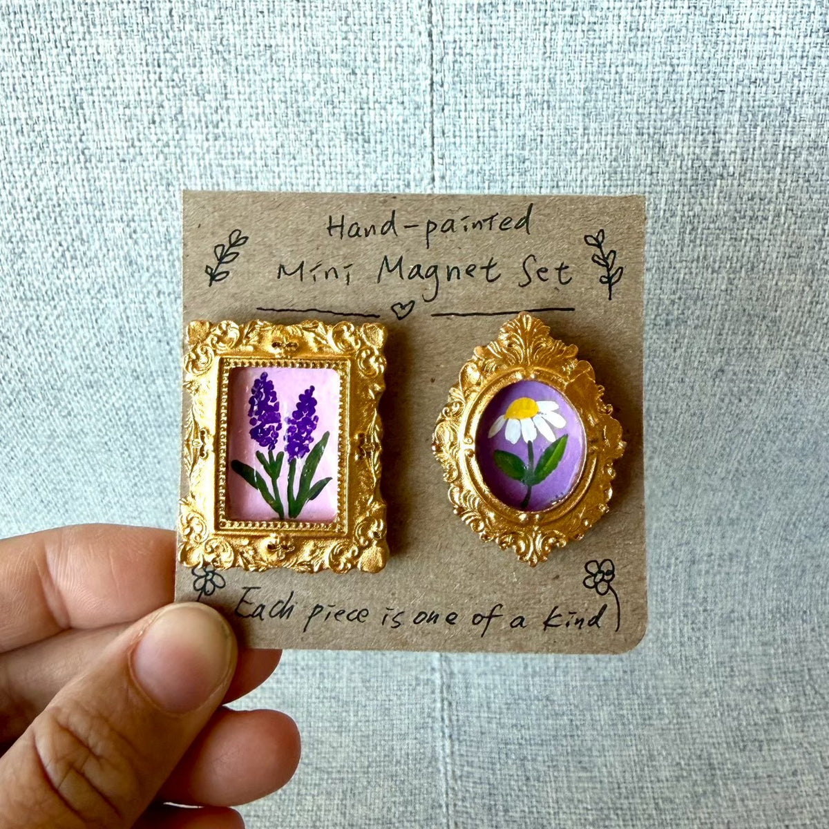 Lavender Magnet Set